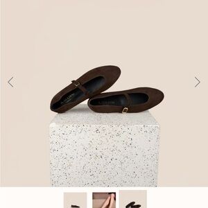 Women's Brown Suede flats a.solani